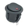 Interruptor de Balancín Kcd1 Popular Forma de Barco Redonda Tres Pines Dos Velocidades Luz LED Ojo de Gato Rojo Seguridad CQC Dispositivo Médico