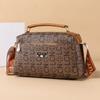 Bolsa Feminina Nova Atacado Guangzhou Texturizada Grande Capacidade Bolsa de Mãe Moda Estampada Bolsa Transversal Feminina Bolsa de Ombro para Mulheres de Meia Idade