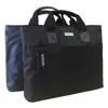 Bolsa de Documentos de Negocios Portátil Bolsa para Documentos Bolsa de Conferencia Bolso Casual de Oficina Lona Bolsa con Cremallera para Documentos Oficiales