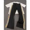 Calças Largas Juvenis Masculinas Tendência Estilo Americano Corte Reto Solto Outono Novas Calças Casuais Cinza
