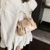 Bolso pequeño de alta gama estilo extranjero para mujer 2025 nueva moda bandolera versátil popular explosivo bolso Boston portátil