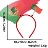 Diademas con la Bandera del Mundial de EE. UU., Canadá y México para Aficionados que Animán, Decoraciones para Fiestas Navideñas y Diademas con la Bandera Nacional