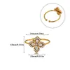 Anel Feminino Cruzado Totalmente Cravejado de Diamantes, Simples, de Alto Padrão, Requintado e Moderno, Versão Vertical, Anel Aberto Europeu e Americano Brilhante