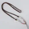 Fornecimento de fábrica cordão de colar tecido à mão pingente de jade pingente de ouro cordão de pingente ajustável cordão de pingente
