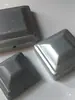Accesorios de Hierro Tapa para Tubo Cuadrado Chapa de Hierro Galvanizado Estampado Cubierta Decorativa para Barandilla de Valla de Acero Zinc Tapón Superior para Tubo Cuadrado