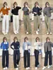 La Primavera No Es Demasiado Tarde AntiarrugasMicro-Arco Pierna Recta Pantalones Casuales Temporada de Primavera Pantalones de Trabajo Sorona Pantalones Largos Sin Arrastrar