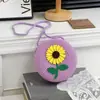 Bolsa de Playa Estilo Resort de Verano 2025 Nueva Linda y de Moda Bolso de Paja Infantil Pequeño Fresco Bolso Pequeño Tejido para Teléfono Móvil