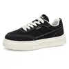 Zapatos de Skate Gruesos de Moda Estilo Retro para Hombre Todas las Estaciones Nuevo Estilo Juvenil con Cordones Antideslizantes Transpirables Casuales Deportivos Zapatos de Moda
