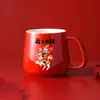 Taza de Agua Souvenir del Año del Caballo, Buen Comienzo, Reunión Anual, Taza Cerámica Festiva, Taza de Regalo, Juego de Tazas de Riqueza Inmediata al por Mayor