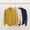 La Camisa de Ramio y Algodón Presenta un Diseño de Corte Ligeramente Holgado, Adecuada para Usar en Capas y Sola en la Parte Superior del Cuerpo Sin Ninguna Sensación de Restricción 11325