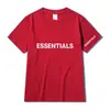 2023 Transfronterizo Nuevo Algodón Manga Corta Esencial de Pareja Carta Estampado en Caliente Marca de Moda Cuello Redondo Casual Deportiva Camiseta