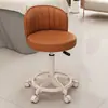 Banqueta Baixa Universal com Rodinhas para Elevação Uso Doméstico com Encosto Pequena para Sala de Estar Quarto Cadeira de Maquiagem Rodízios Móveis para Rejuntes Banqueta
