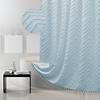 Cortinas de Chuveiro Impermeáveis com Recortes Estilo Boêmio Selecionadas Cuidadosamente, Cortinas de Chuveiro Espessas de Cor Sólida para Banheiro de Hotel, Atacado de Fabricantes