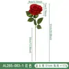 Rosa Simulada Rosa de Bolso Material de Veludo Arranjo de Flores Decorativo Presente de Dia dos Namorados Rosa Única Arranjo de Flores Artificiais