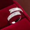 Anel Feminino Elegante e Estiloso Ajustável com Design de Listras, Moderno para Uso Diário, Versátil, Exclusivamente para Vendas Transfronteiriças, Venda Direta da Fábrica