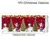 Cortinas Navideñas Nuevas Transfronterizas 2026 para Dormitorio y Sala de Estar, Tela Colgante Decorativa Impresa Digitalmente, Tela de Fondo para Decoración Festiva