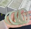 Atacado do Fabricante: Pulseira Olho de Gato Semi-Água Semi-Terra, Pulseira Alternativa de Calcedônia Gradiente de Gelo Alto, Modelo Feminino Estilo Chinês, Suprimento para Transmissão ao Vivo