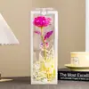 Nuevo Bouquet de Rosas de Brillo Colorido Adorno de Flor Preservada Artificial Accesorios para Fotos Regalo de Cumpleaños para Novia