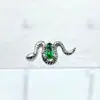 Pendientes Inteligentes de Serpiente de Aleación de Titanio F-136 Zirconio G23 Titanio Nuevos Pendientes de Labio Joyería para Piercing Corporal Cabeza
