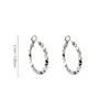 Pendientes de Aro de Plata Rota de Lujo Ligero y de Gama Alta Diseño de Nicho Sentido del Diseño Pendientes Simples Elegantes Pendientes de Plata para Mujer