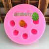 Molde de Silicone para Doces Flip de Frutas Framboesa Mirtilo Framboesa Molde de Bolo Artesanal Ferramentas