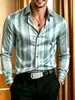 Primavera e Outono de 2026 Amazon Y2 AliExpress Novo Moda Europeia e Americana Estampada Cardigan Camisa Top Masculino