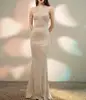 Vestido de noche de alta gama para mujer, lujo ligero, temperamento de socialité, banquete de alta gama, sentido avanzado, vestido largo de sirena con lentejuelas