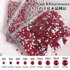 Flats Manicure Redondo Fundo Plano Cristal de Vidro Diamante Leque Rei Joias de Unha Diamante DIY Diamante Colorido 1440 Peças Atacado