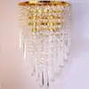 Lámpara de pared con interruptor, lámpara de pared de cristal, lámpara de pared de fondo para mesita de noche de dormitorio, lámpara de pasillo, luz ajustable de tres colores - Hierro estilo Bauhaus