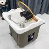 Bacia Portátil para Lavagem de Cabelo do Fabricante, Máquina de Terapia Capilar, Acessório para Centro de Saúde Bacia de Cerâmica, Cama de Beleza, Bacia para Lavagem de Cabelo com Circulação de Água a Vapor