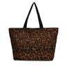 Bolso Retro de Primavera y Verano de Gran Capacidad para Mujer, Nuevo Bolso de Mano para Viaje con Estampado de Leopardo de Moda, Bolso Tote de Temperamento a la Moda para Mujer
