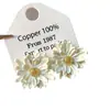 Pendientes de Flor Dopamina Coloridos de Primavera 2026 Nueva Moda Estilo Fresco Pendientes de Botón Accesorios Exquisitos Personalizados para Mujeres