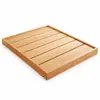 Cama de Madera Maciza Nórdica Sin Cabecero Tatami Apartamento Pequeño Dormitorio Principal Borde a Ras Cama Flotante Sencilla Alquiler Cama Doble