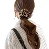 Scrunchie Versátil Europeu e Americano Estampa de Leopardo Y2K para Mulheres, Elástico de Rabo de Cavalo de Alta Qualidade, Corda de Cabelo, Acessório de Elástico