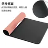 Mousepad simples de rosto sorridente, extra grande, resistente a manchas, tapete de mesa minimalista, base para teclado de computador de escritório, com bordas reforçadas, ampliado e espessado
