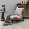 Cadeira de sofá individual nórdica cadeira de varanda simples moderna cadeira de lazer cadeira tigre minimalista italiana sala de estar poltrona reclinável de designer