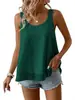 Moda Feminina Europeia e Americana 2026: Camisola de Renda Estilo Boho de Verão Sem Mangas com Gola Redonda, Estilo Casual