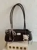 Bolsa de Ombro Matte Retrô para Mulheres 2026 Primavera Nova Moda Bolsa de Ombro para o Dia a Dia Bolsa de Mão Casual Bolsa Baguette
