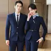 Trajes de otoño e invierno para hombres y mujeres, atuendo formal profesional, trajes profesionales de hotel, vestimenta de negocios para funcionarios públicos, ropa de trabajo para entrevistas bancarias