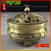 Venta al por mayor de fábrica Quemador de incienso de tres patas con diseño de nube Kirin, Pixiu, Elefante auspicioso, Quemador para atraer la riqueza, Quemador Feng Shui, Adornos decorativos, Artesanías