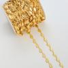Corrente DIY Feita à Mão Corrente Estilo Retrô Banhada a Ouro Latão Corrente Fina Bolsa de Corrente Dourada Dourado Não Desbota Corrente de Borboleta Dourada Venda Direta