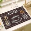 Tapete Drenante para Cozinha Amazon Transfronteiriço, Jogo Americano Absorvente de Secagem Rápida, Jogo de Mesa, Tapete de Controle de Água para Secar Tigelas e Hashis, Tapete para Bar e Café