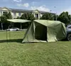 Barraca de Cauda de Carro para Camping ao Ar Livre para 6 Pessoas, Barraca de Ar Condicionado de Cauda de Carro, Barraca SUV com Um Quarto e Uma Sala para Passeio de Carro