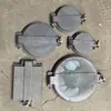 Portas de Fornalha de Caldeira em Estoque, Portas Quadradas de Inspeção de Fornalha de Ferro Fundido à Prova de Explosão e Resistentes ao Calor, Portas Redondas de Fornalha para Biomassa