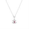 Colar Choker Corrente de Clavícula de Temperamento de Luxo Leve Versátil Ventilador de Zircônia Esmeralda Retro Europeu e Americano