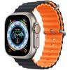 Adecuado para Apple Watch 78910 Generación Correa de Silicona Oceánica Bicolor iWatch S11 Ultra Pulsera de Color Contrastante