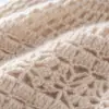 Gorro de Crochet Dome Suave y Cálido de Mezcla de Cachemir y Lana Estilo Europeo y Americano
