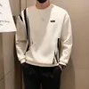 Sudadera para hombre, primavera y otoño 2024, nueva marca de moda, ropa ajustada, ropa de primavera para hombre, camiseta de manga larga para hombre