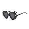 Nuevas Gafas de Sol para Niños con Piedras Preciosas de Amor Geniales y Lindas para Niños y Niñas Protección Solar Anti-UV