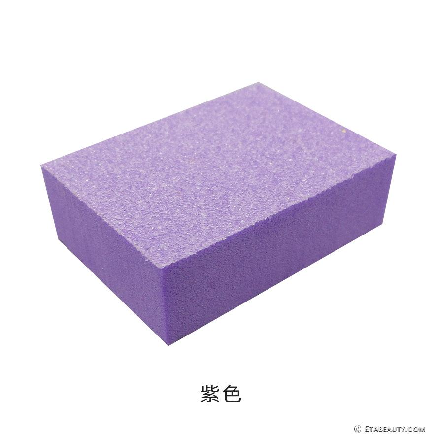 迷你海绵小方块美甲工具方形抛光块两面打磨修型搓条豆